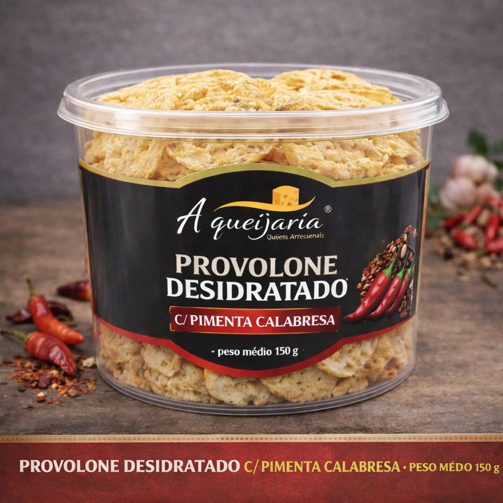 📍PROVOLONE DESIDRATADO C/ PIMENTA CALABRESA