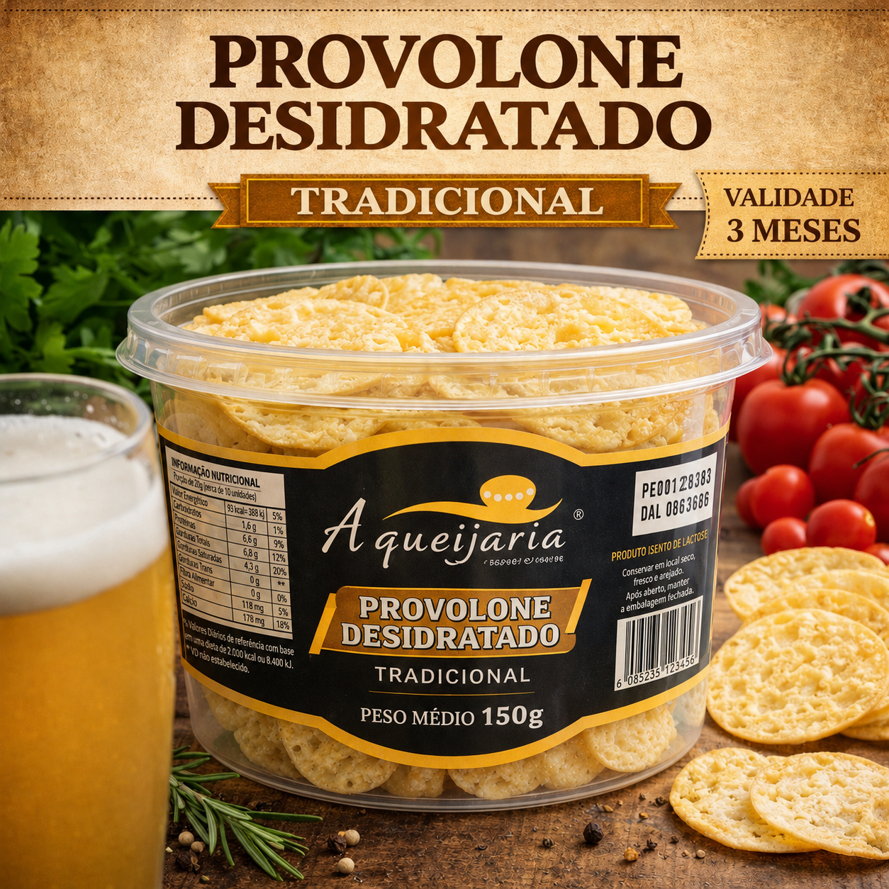PROVOLONE DESIDRATADO TRADICIONAL ! 🧀🧀🧀